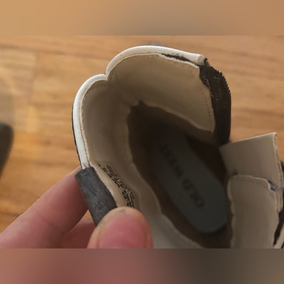 Old West luxury, finest genuine leather cowboy boots, size 4 - Picture 3 of 14